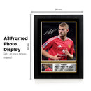 Matthijs de Ligt Signed Autograph Poster Print – Manchester United F.C. – Netherlands International Football Memorabilia – Gift for Fans & Collectors