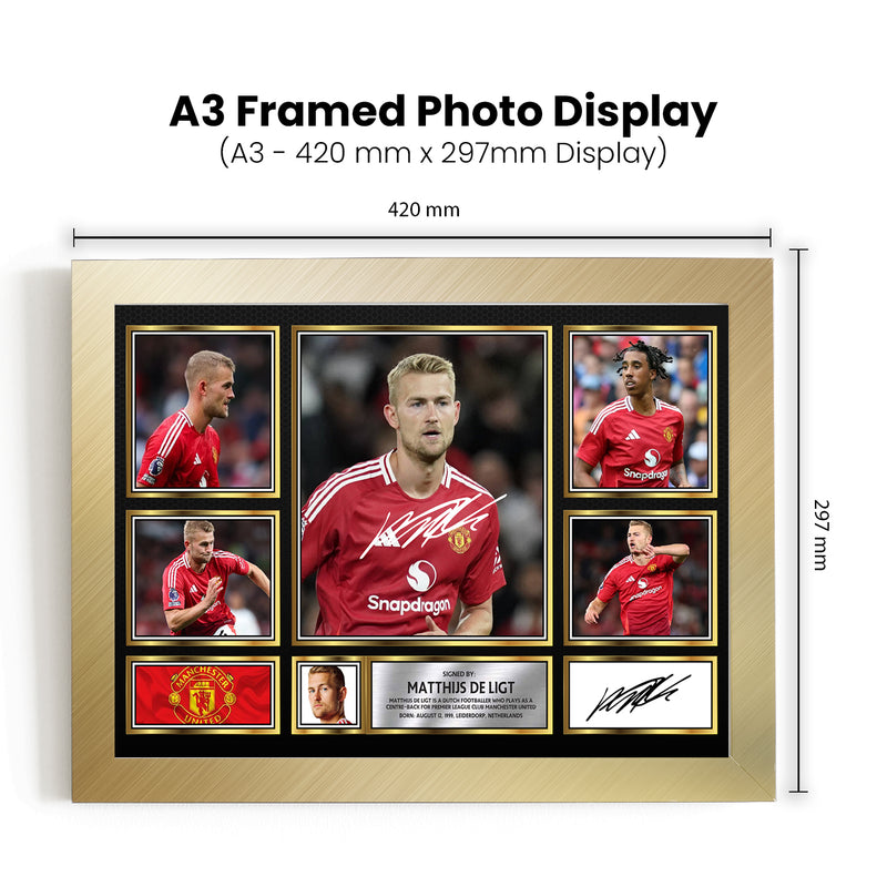 Matthijs de Ligt Limited Edition Signed Football Poster Print