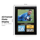 Matz Sels Printed Signed Poster – Nottingham Forest FC & Belgium Goalkeeper Tribute Wall Art with Jersey & Bio Plaque – Premier League Football Memorabilia for Fans & Collectors