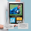 Matz Sels Printed Signed Poster – Nottingham Forest FC & Belgium Goalkeeper Tribute Wall Art with Jersey & Bio Plaque – Premier League Football Memorabilia for Fans & Collectors