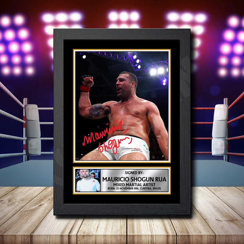 Mauricio Shogun Rua Printed Signature Ufc Star Poster Print Framed Wall Art Gift – Mauricio Shogun Rua Printed Signature Ufc Star Poster Print
