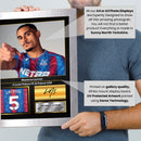 Maxence Lacroix Signed Football Memorabilia – Framed Autograph Display with Crystal Palace & France Tribute – Collector’s Gift