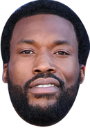 Meek Mill Celebrity Face Mask Fancy Dress Cardboard Costume Mask