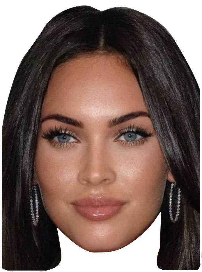 Megan Fox 2023 Celebrity Face Mask Fancy Dress Cardboard Costume Mask