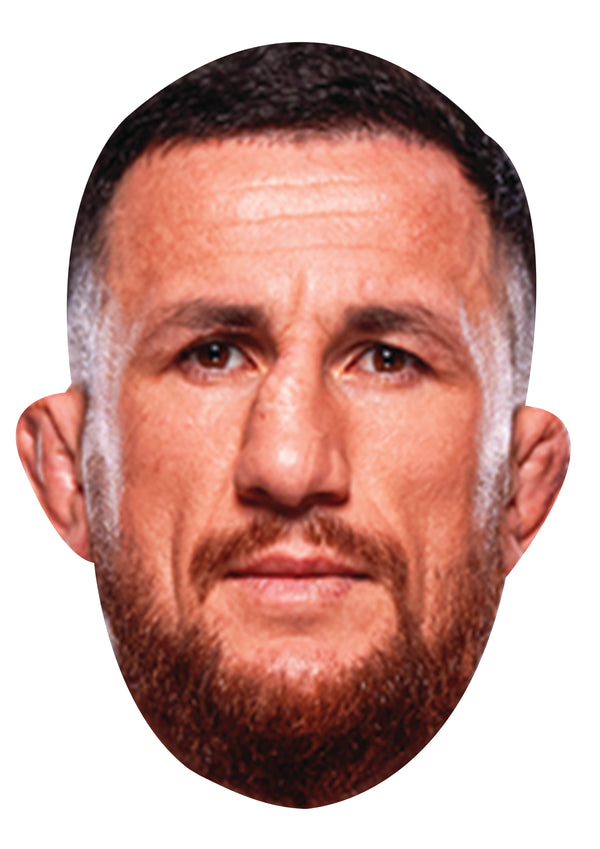 Merab Dvalishvili MMA Celebrity Face Mask Fancy Dress Cardboard Costume Mask