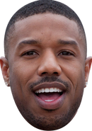 Michael B Jordan 2025 Celebrity Face Mask Fancy Dress Cardboard Costume Mask