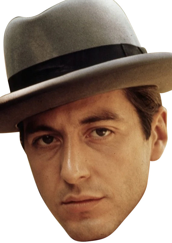 Michael Corleone - The Godfather - Al Pachino Celebrity Face Mask Fancy Dress Cardboard Costume Mask