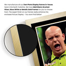 Michael van Gerwen Darts Poster Print – MVG Professional Darts Player Signature Style Wall Art – PDC Champion Memorabilia Gift for Darts Fans and Collectors