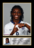 Michelle Agyemang Poster Print – England & Arsenal Football Star   – Framed or Unframed – Gift for Women’s Football Fans