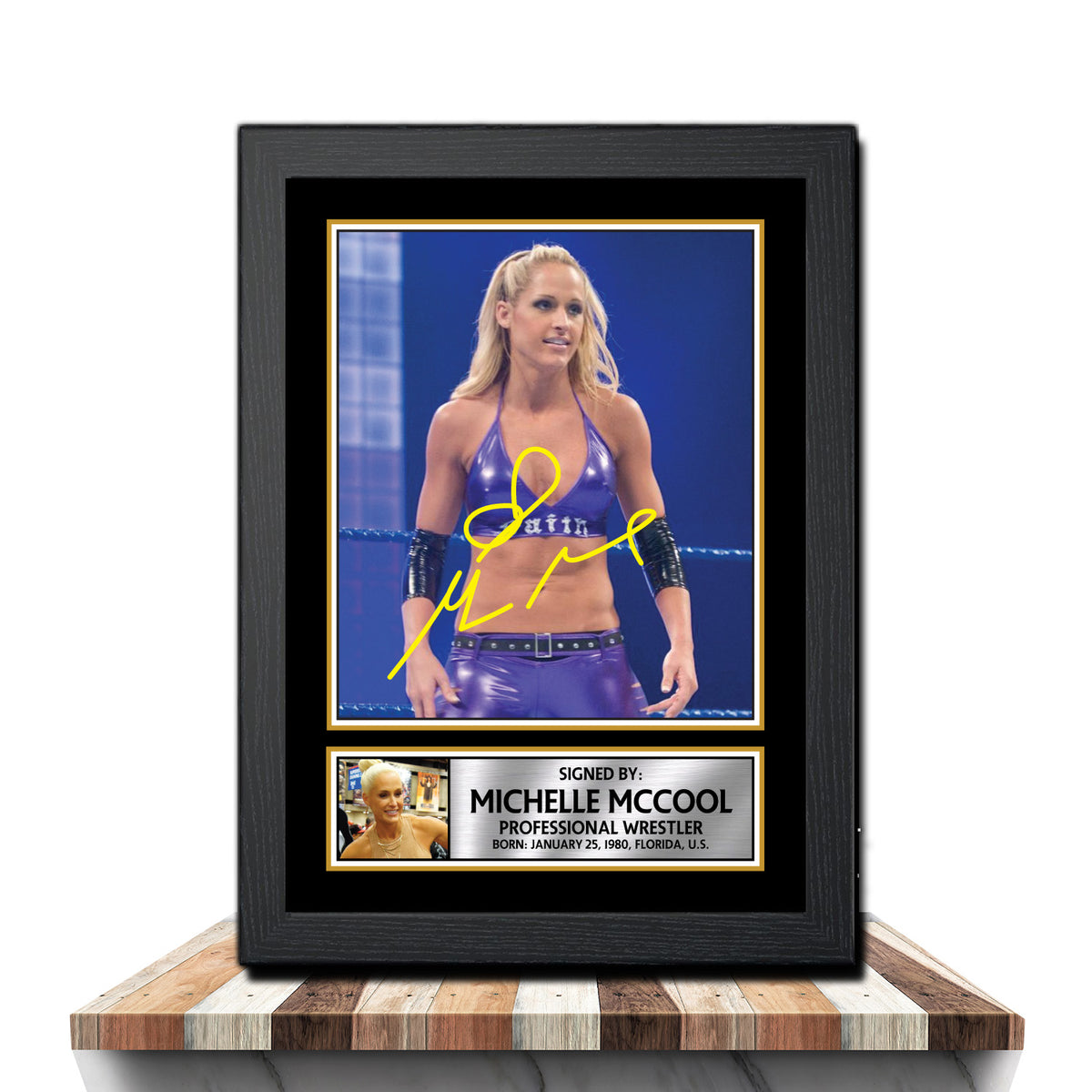Michelle McCool M1044 Wrestling Printed Signature Poster Print Gift