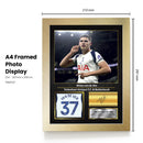 Micky van de Ven Signed Football Memorabilia – Framed Autograph Display with Tottenham & Netherlands Tribute – Collector’s Gift