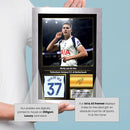 Micky van de Ven Signed Football Memorabilia – Framed Autograph Display with Tottenham & Netherlands Tribute – Collector’s Gift