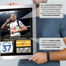 Micky van de Ven Signed Football Memorabilia – Framed Autograph Display with Tottenham & Netherlands Tribute – Collector’s Gift