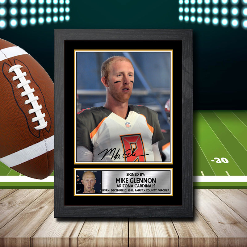 Mike Glennon 1 – Printed Signature NFL Star Print – Mike Glennon 1