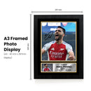 Mikel Merino Signed Autograph Poster Print – Arsenal F.C. – Spain Football Memorabilia – Gift for Fans & Collectors