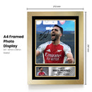 Mikel Merino Signed Autograph Poster Print – Arsenal F.C. – Spain Football Memorabilia – Gift for Fans & Collectors