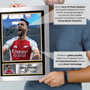 Mikel Merino Signed Autograph Poster Print – Arsenal F.C. – Spain Football Memorabilia – Gift for Fans & Collectors