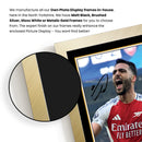 Mikel Merino Signed Autograph Poster Print – Arsenal F.C. – Spain Football Memorabilia – Gift for Fans & Collectors