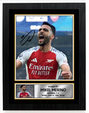 Mikel Merino Signed Autograph Poster Print – Arsenal F.C. – Spain Football Memorabilia – Gift for Fans & Collectors