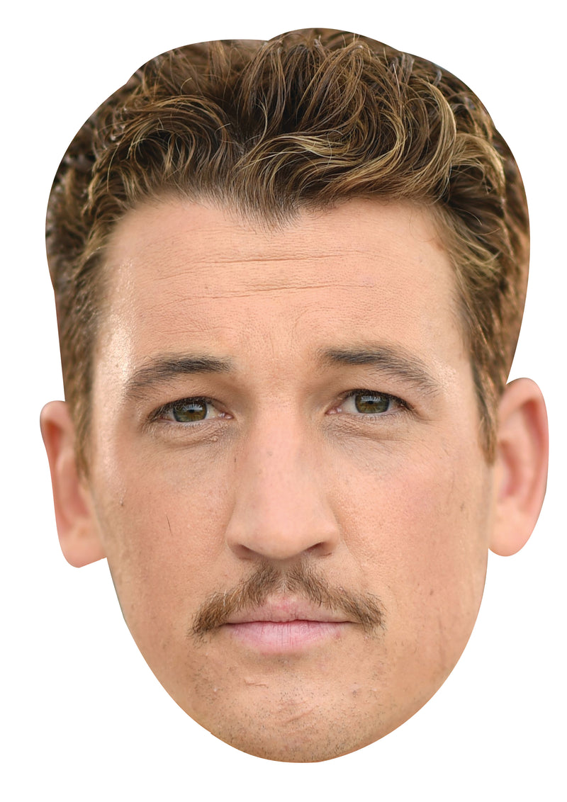 Miles Teller - Top Gun Maverick Celebrity Face Mask Fancy Dress Cardboard Costume Mask