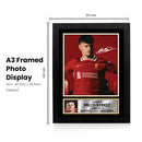 Milos Kerkez Signed Autograph Poster Print – Liverpool FC Left-Back – Soccer Memorabilia Gift for Fans