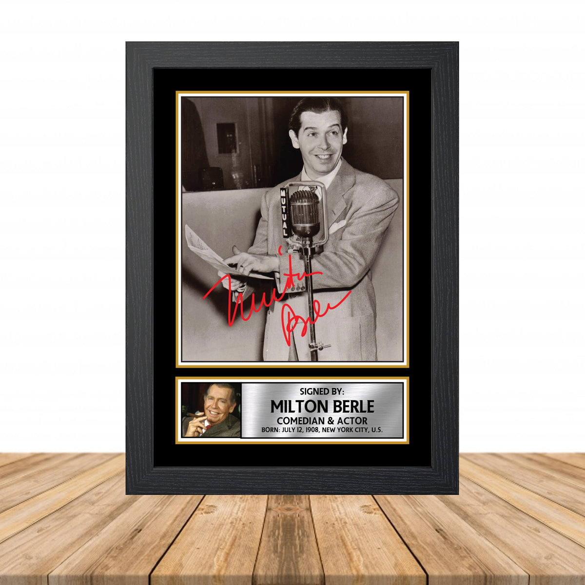Milton Berle M883 Television Printed Signature Poster Print Gift