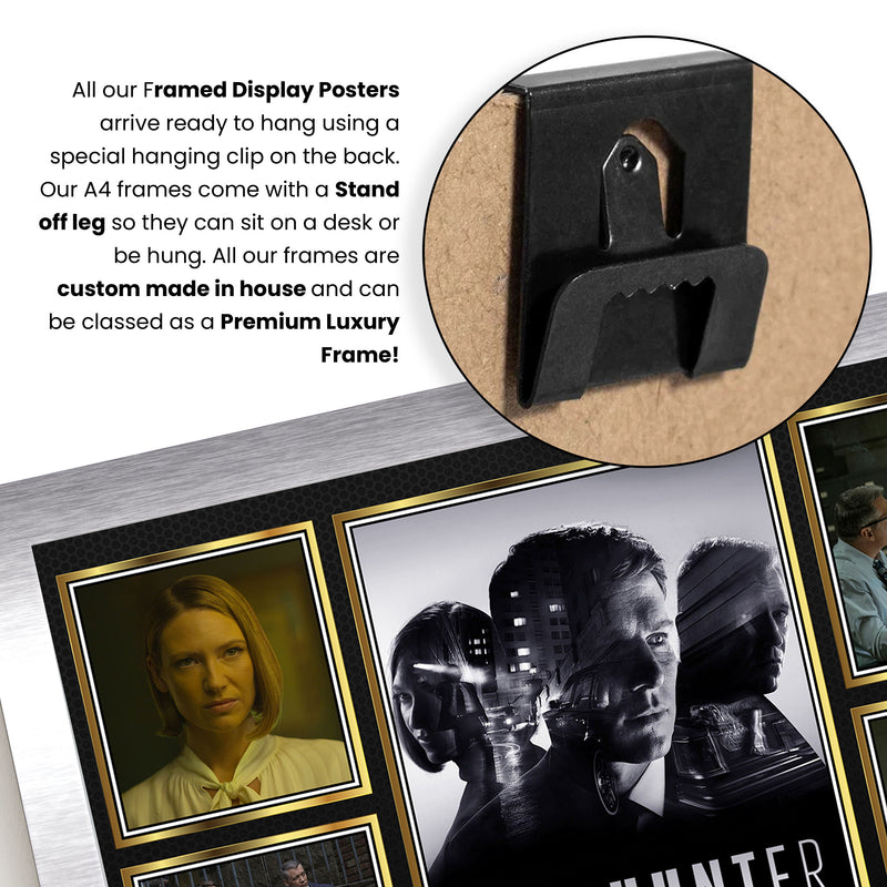 Mindhunter Netflix Shows Framed Autographed Print - Limited Edition Autograph Fan Gift – Collectible Memorabilia Merchandise