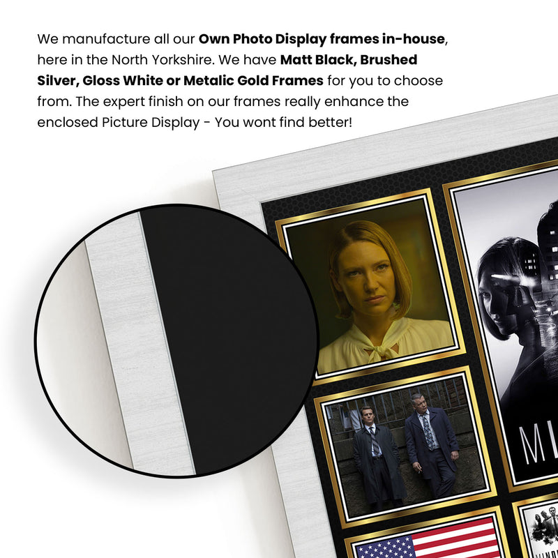 Mindhunter Netflix Shows Framed Autographed Print - Limited Edition Autograph Fan Gift – Collectible Memorabilia Merchandise