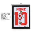 Luka Modrić Signed Poster Print – Croatia National Team Legend Tribute Wall Art with Signature & Jersey Number 10 – Midfield Maestro Memorabilia for Football Fans & Collectors