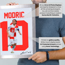 Luka Modrić Signed Poster Print – Croatia National Team Legend Tribute Wall Art with Signature & Jersey Number 10 – Midfield Maestro Memorabilia for Football Fans & Collectors