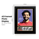 Mohamed Salah Signed Autographed Portrait Poster Print – Liverpool F.C. & Egypt Forward – Football Memorabilia Wall Art
