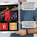 Mohamed Salah Signed Poster Print – Liverpool FC Tribute Wall Art with Signature & Jersey Number – Egypt Forward Memorabilia for Premier League Fans & Collectors