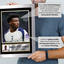 Mohammed Kudus Signed Autograph Poster Print – Manchester City F.C. Midfielder – Soccer Memorabilia Gift for Fans