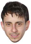 Moisés Arias - Fallout Celebrity Face Mask Fancy Dress Cardboard Costume Mask