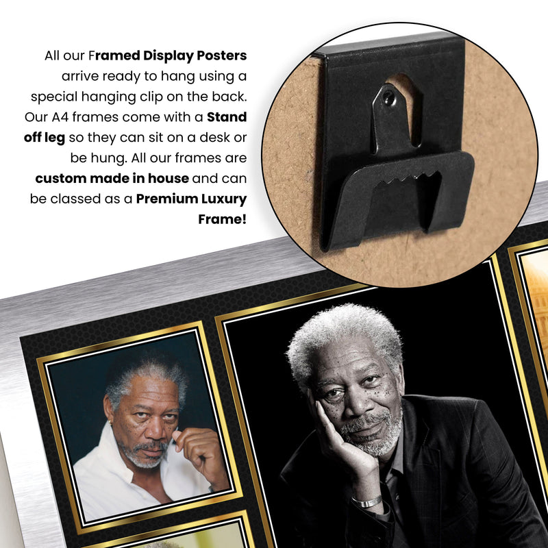 Morgan Freeman - Signed Autographed Television Star Print