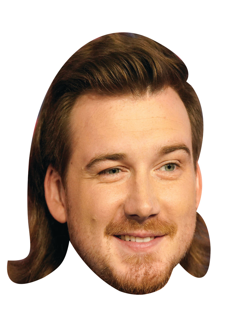 Morgan Wallen Celebrity Face Mask Fancy Dress Cardboard Costume Mask