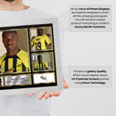 Moussa Diaby Limited Edition Signed Football Poster Print