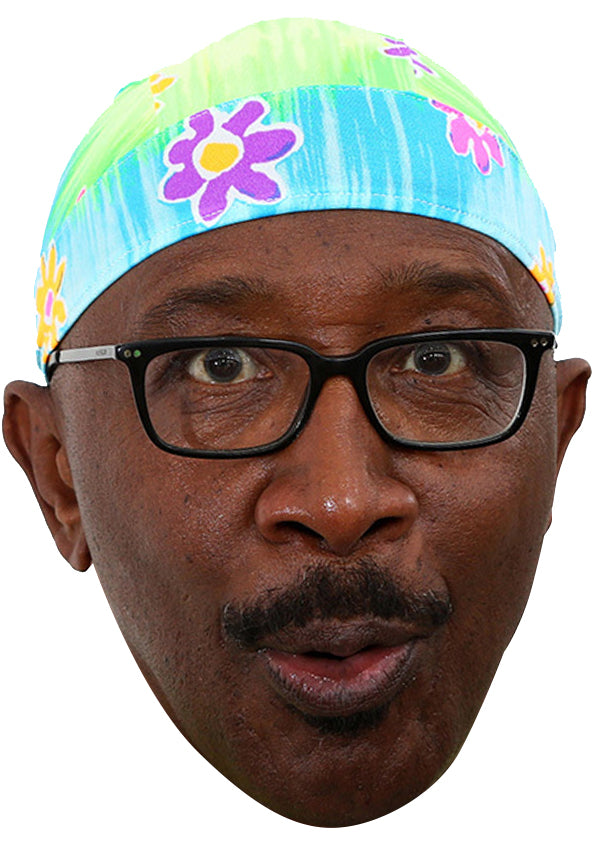 Mr Motivator Face Mask Fancy Dress Cardboard Costume Mask
