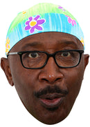 Mr Motivator Face Mask Fancy Dress Cardboard Costume Mask