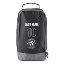 Football Boot Bags for Kids – Durable Personalized Sports Bag with Horizontal Name, Custom Logo & Number