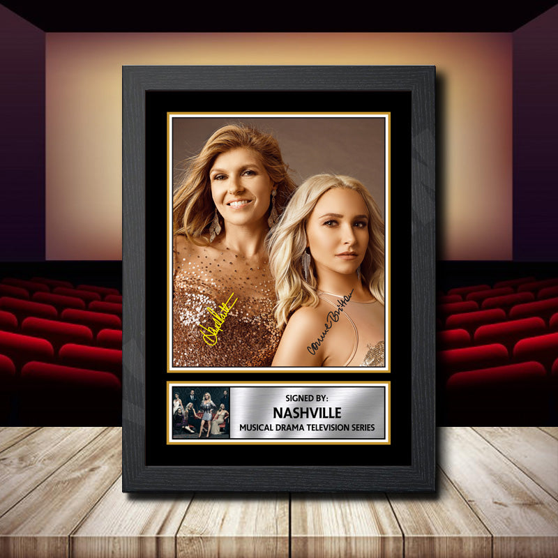 Nashville Printed Signature Movie Star Poster Print Framed Wall Art Gift – Nashville Printed Signature Movie Star Poster Print