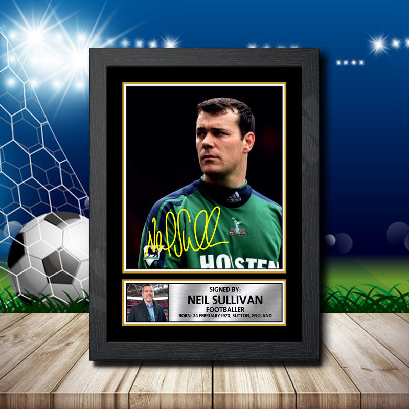Neil Sullivan Printed Signature Footballers Star Poster Print Framed Wall Art Gift – Neil Sullivan Printed Signature Footballers Star Poster Print