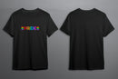 Neon Pride LGBTQ+ T-Shirt Unisex - Pride Month - Pride March - LGBTQ+ Clothing-Rainbow Tee-Gay Pride T-Shirt- Black White Tee