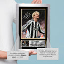 Nick Woltemade Printed Autograph Poster – Germany & Newcastle United Football Star Wall Art – Soccer Player Memorabilia Poster Print