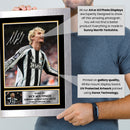 Nick Woltemade Printed Autograph Poster – Germany & Newcastle United Football Star Wall Art – Soccer Player Memorabilia Poster Print