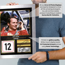 Niki Lauda Signed Poster Print – Ferrari Formula 1 Wall Art – Printed Autograph F1 Racing Memorabilia – Motorsport Legend Fan Gift Decor