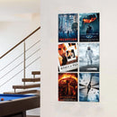 Christopher Nolan Movies and Film Poster Print Packs - 6 POSTERS (A6, A5, A4, A3)