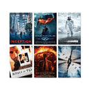 Christopher Nolan Movies and Film Poster Print Packs - 6 POSTERS (A6, A5, A4, A3)