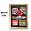 Noni Madueke Arsenal Signed Poster Print – Football Wall Art – Printed Autograph Soccer Memorabilia – Arsenal & England Fan Gift Decor