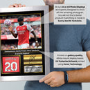 Noni Madueke Arsenal Signed Poster Print – Football Wall Art – Printed Autograph Soccer Memorabilia – Arsenal & England Fan Gift Decor